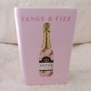 Ceramic Gucci Book Vase Planter Italian Rose Luxury Has A Wild Side Fangs & Fizz